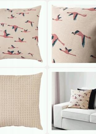 Декоративная наволочка на подушку ikea majbritt