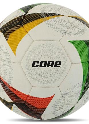 Футбольный мяч детский мячик для футбола уличный мяч для игры сшитый вручную core brilliant fb-8462 белый