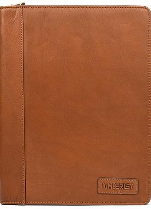 Шкіряна папка 26 × 33 × 3 см рудий hill&burry hb51173b