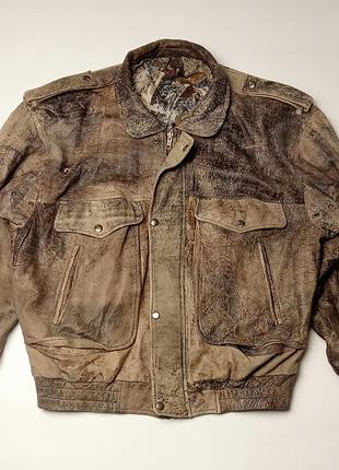 Кожанка из кожи ламы vintage