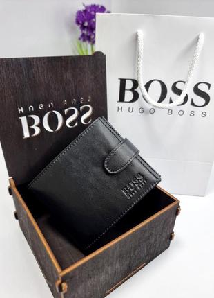 Кошелёк кожаный hugo boss