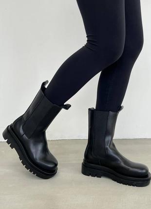 Женские ботинки bottega stretch veneta