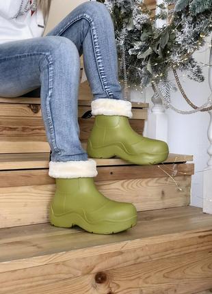 Женские ботинки bottega veneta puddle