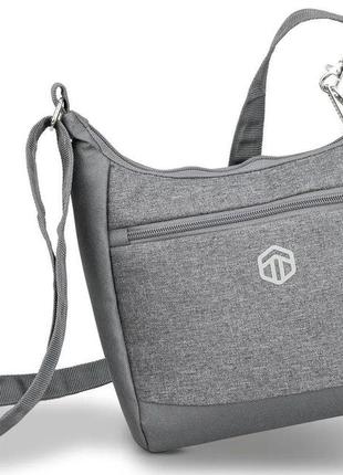 Сумка жіноча topmove антизлодій з rfid сірий (ian352256-1)