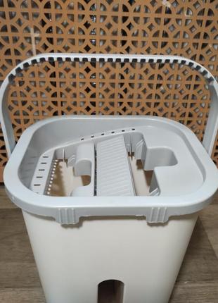 Набор для уборки werk плоская швабра с ведром 7 л