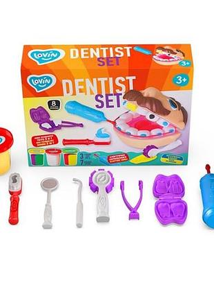 Набір для ліплення з тістом dentist set tm lovin