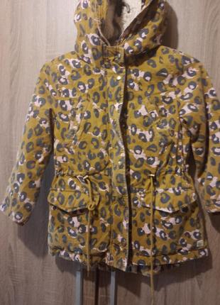 Куртка парка на рост 110-116 см