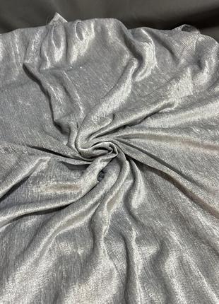 Ткань шенилл двусторонняя серая с синим подтоном 1.2м;1.5м