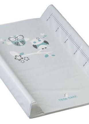 Пеленальний килимок "сова" 50*70 см (сірий) so-009-106 tega