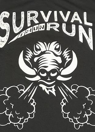 Футболка стильна survival thun run - s