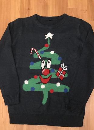 Світер різдвяний,новий але без бумажноі бірки