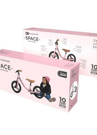 Беговел kinderkraft space dark pink 4