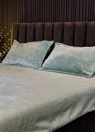 Комплект постільної білизни теплий "оксамитовий кролик"