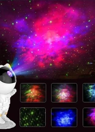 Проектор звездного неба и галактики, астронавт, белый, лазерный с bluetooth smart app тм китай