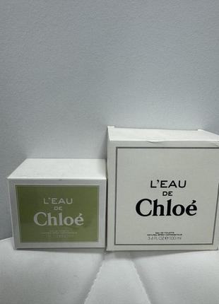 Chloe l`eau de chloe туалетная вода 100мл (тестер новый выпуск)