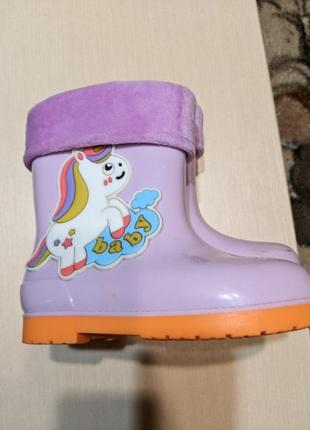 Чобітки для дівчинки, стелька 16, 5 см.