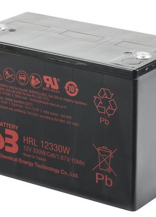 Акумулятор 12v 100ah csb hrl12330w (308.7х168х210.6(220), 29.6 kg