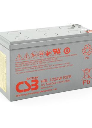 Акумулятор 12v 9ah csb hrl1234wf2fr (151х65х98мм), 2.62 kg