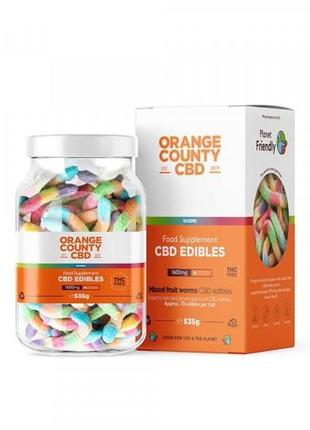 Кбд желейні цукерки orange country cbd 1600мг (100шт) cbd кбд каннабідіол каннабіс желейки мармеладні