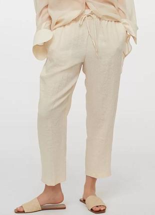 Стильные вискозные штанишки h&m m
