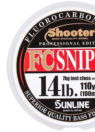 Флюорокарбон sunline shooter fc sniper 100m 0.330mm 7kg (1013-1658.07.38)