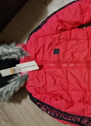 Нова куртка зимня calvin klein 6 років