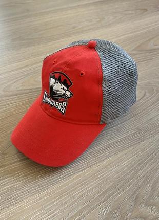 Мужская бейсболка тракер с сеточкой charlotte checkers nhl