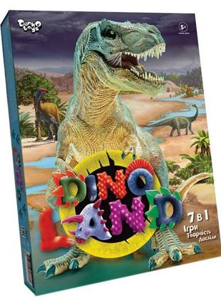 Креативна творчість "dino land 7 в 1" dl-01-01u danko