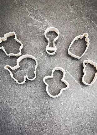 Форми для випічки пряників та імбирного печива для baby shower