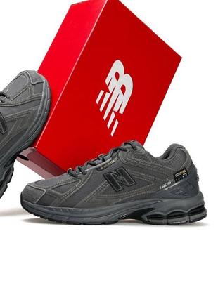 Зимние кроссовки new balance 1906r grey fur утепленные на меху
