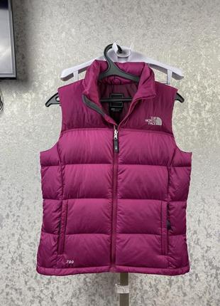 Женская пуховая жилетка the north face nuptse 700