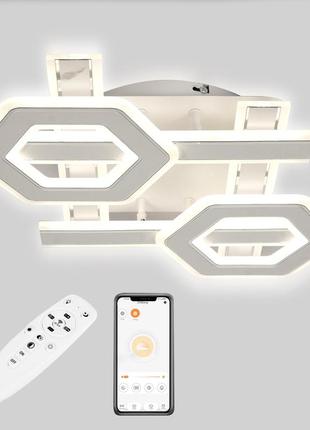 Стельова led люстра, світлодіодний світильник sunlight 6077/500