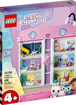 Конструктор lego gabby's dollhouse кукольный домик габби 498 деталей (10788) dd