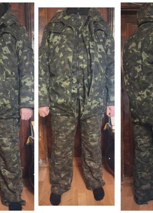 Зимний костюм камуфляжный, камуфляжный зимний комбенизон и бушлат