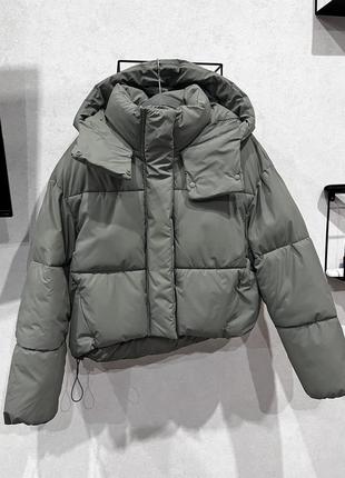 Пуфер zara. куртка женская