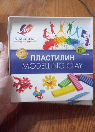 Пластилін 12 кольорів