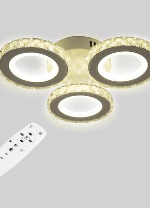 Стельова led люстра, світлодіодний світильник sunlight l7603/3b
