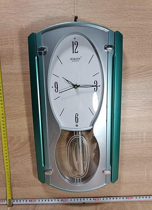 Часы настенные rikon с маятником, музыкальным боем