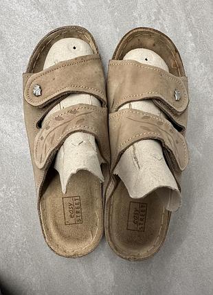 Шлепанцы нубук 38р