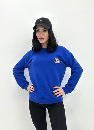 ‼️ теплый свитшот с принтом "bear" 5