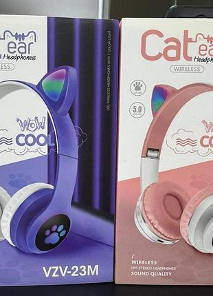Навушники cat рожевий