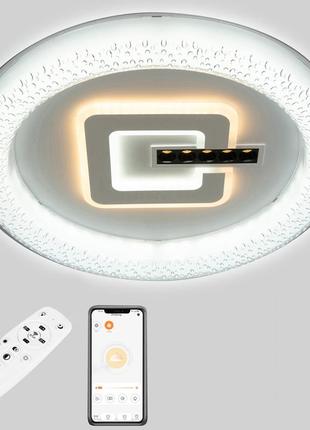 Стельова led люстра, світлодіодний світильник sunlight 6211/500