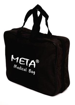 Сумка медична ручна meta medical bag handy 9l чорний уні 35х13х19 см