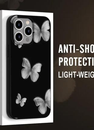 Панель сірий метелик для apple iphone 15 promax black 2