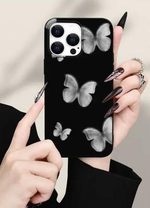 Панель сірий метелик для apple iphone 15 promax black 5