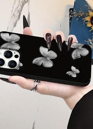Панель сірий метелик для apple iphone 15 promax black 3