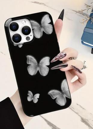Панель сірий метелик для apple iphone 15 promax black 6