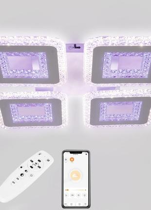 Стельова led люстра, світлодіодний світильник sunlight 5808/4