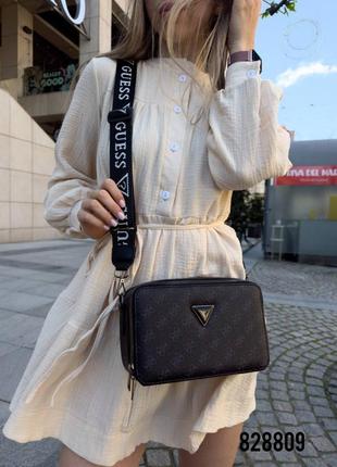Сумка guess широкий ремень