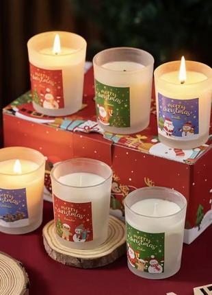 Новорічний набір ароматичних свічок 🎁